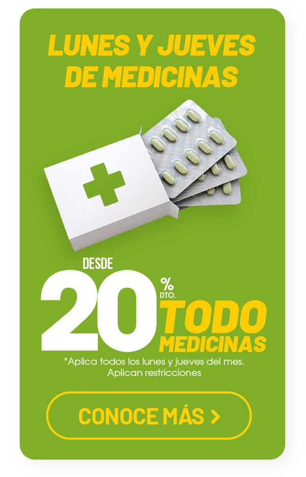 Lunes y Jueves de medicinas