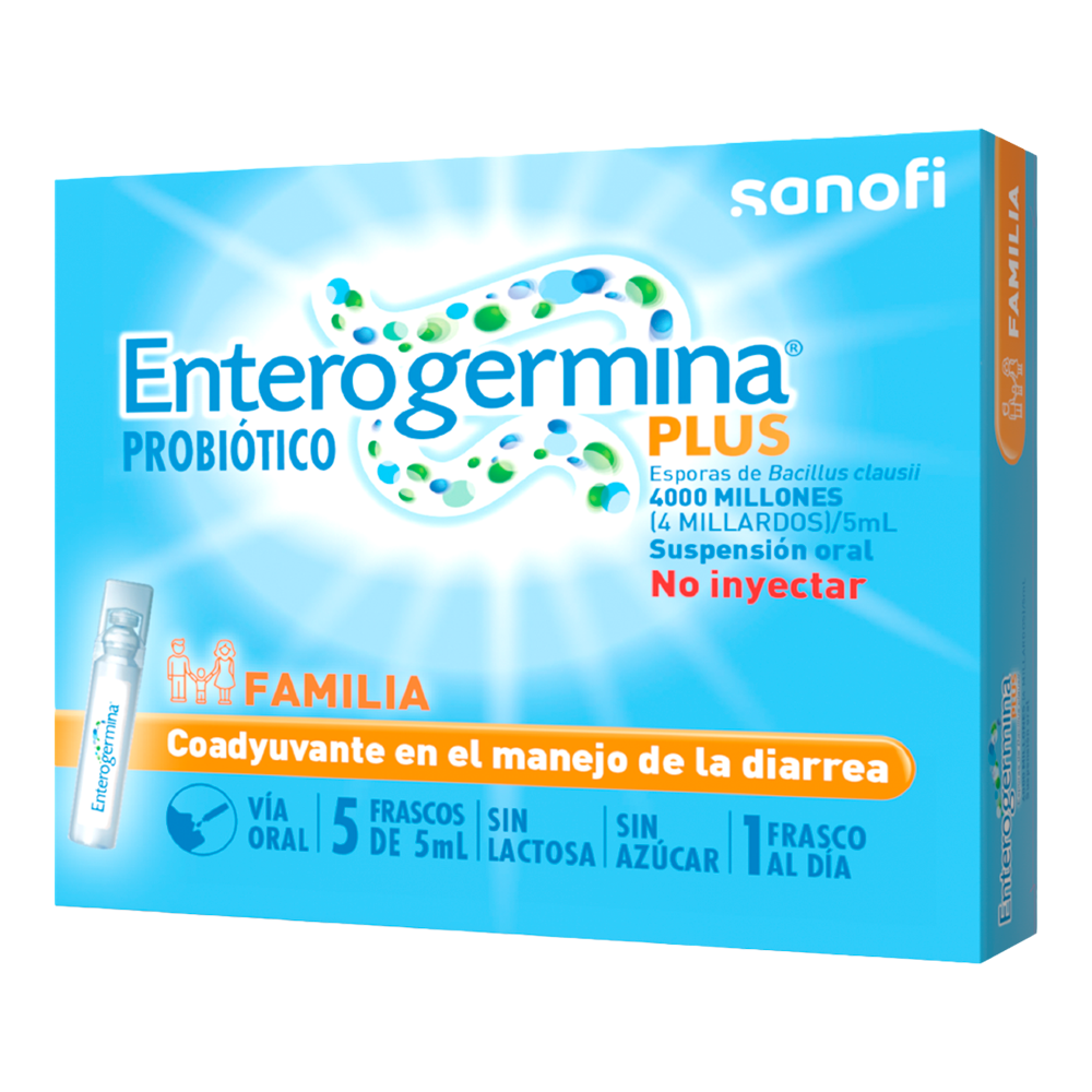 ENTEROGERMINA PLUS 4 BILLONES 5ml