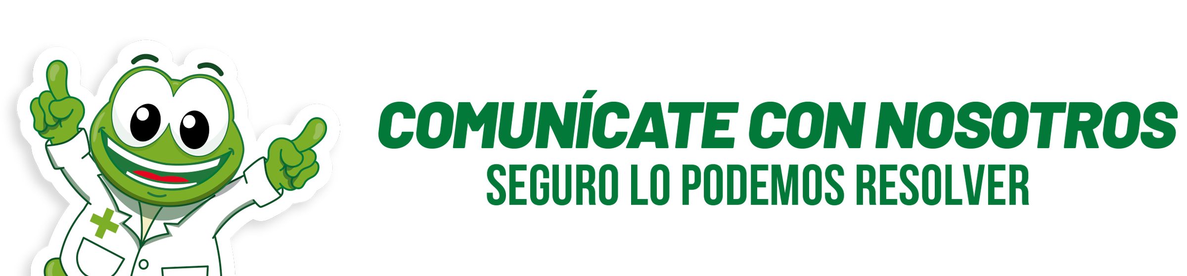 Comunícate con nosotros - Seguro lo podemos resolver